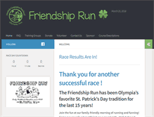 Tablet Screenshot of friendshiprun.org